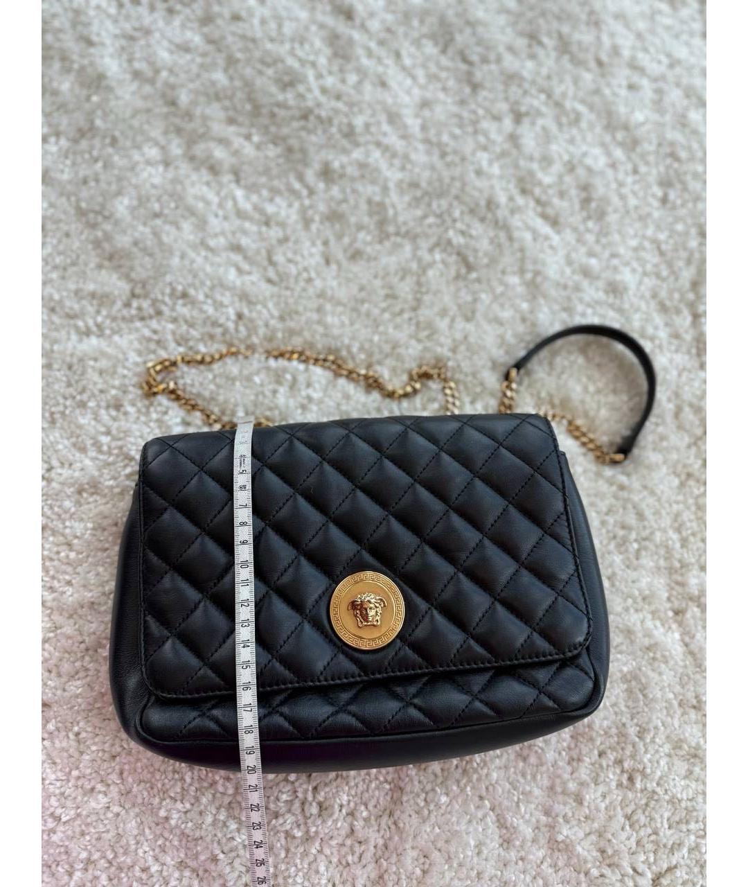 VERSACE Черная сумка через плечо, фото 3