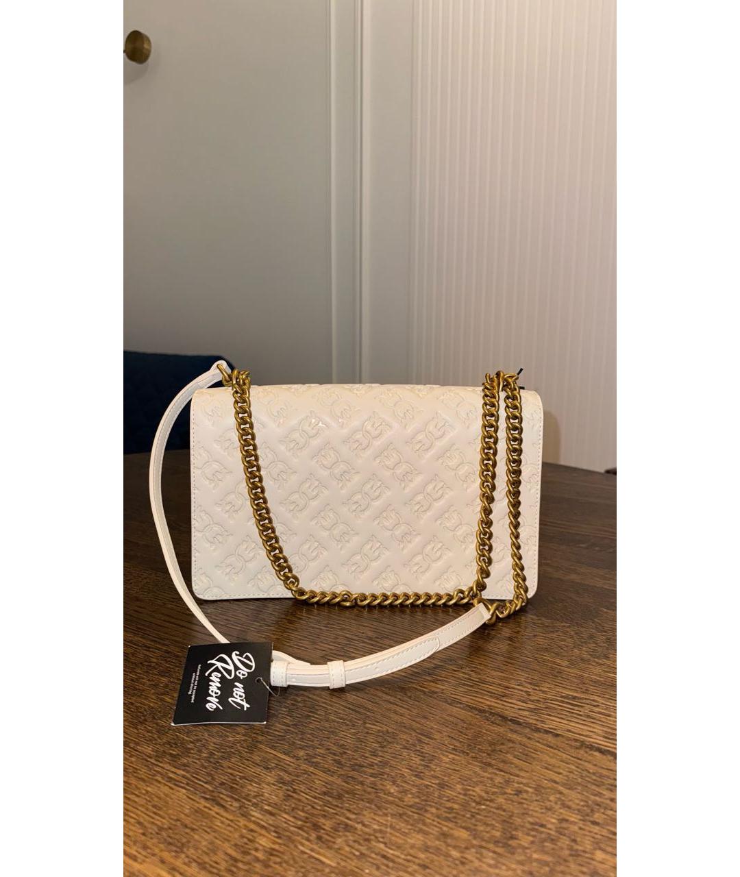 PINKO Белая кожаная сумка через плечо, фото 2