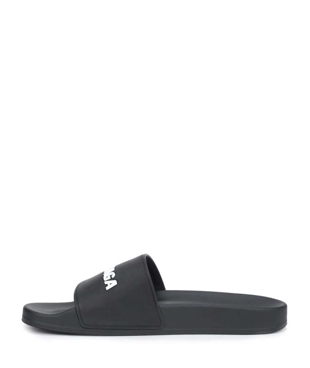 BALENCIAGA Черные шлепанцы, фото 3