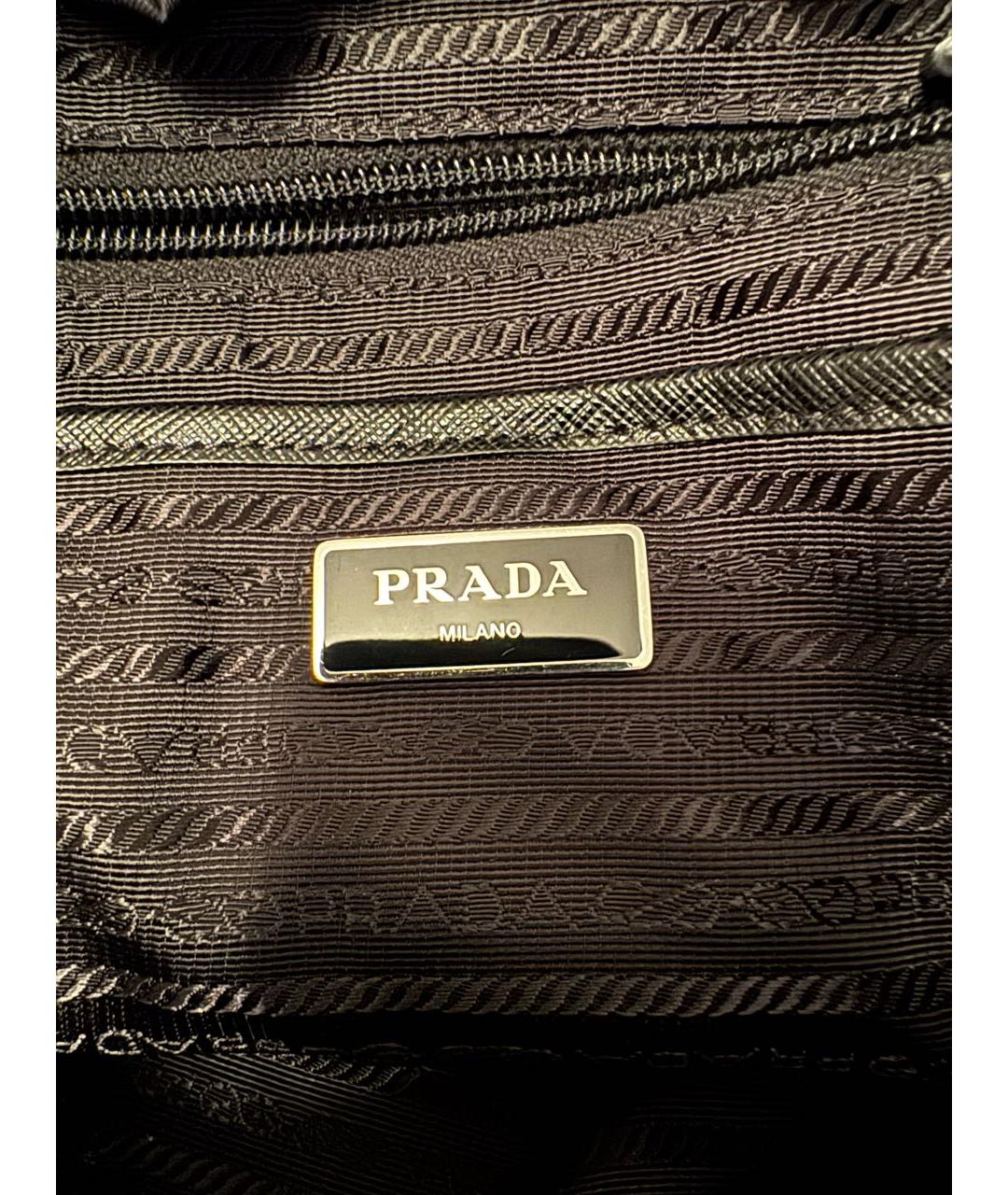 PRADA Черный рюкзак, фото 4