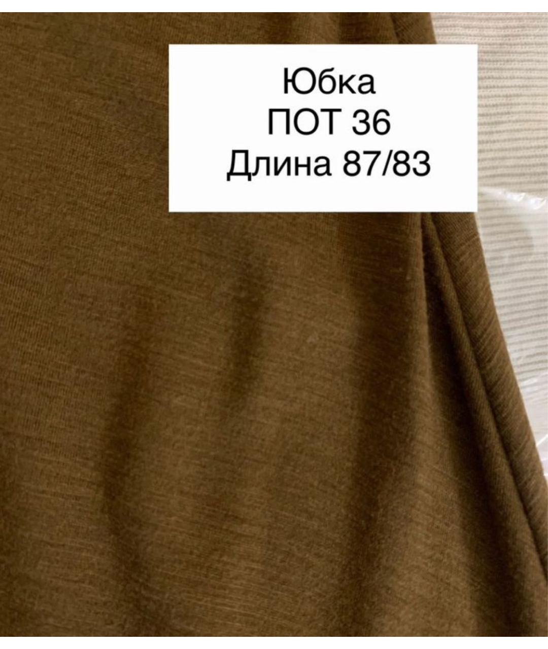 MAX MARA Коричневый костюм с юбками, фото 5