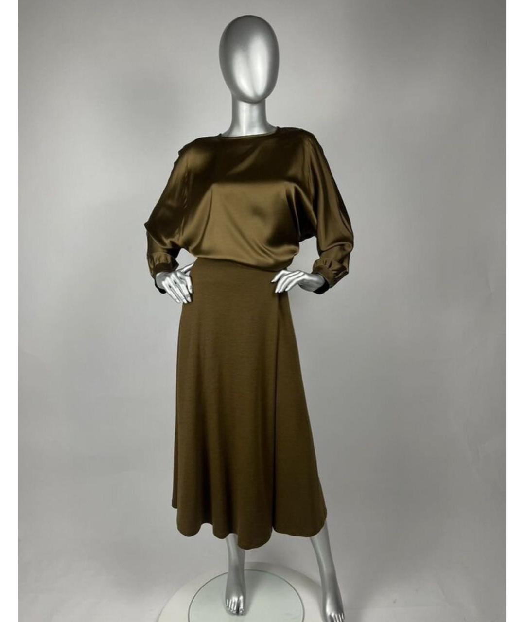 MAX MARA Коричневый костюм с юбками, фото 8