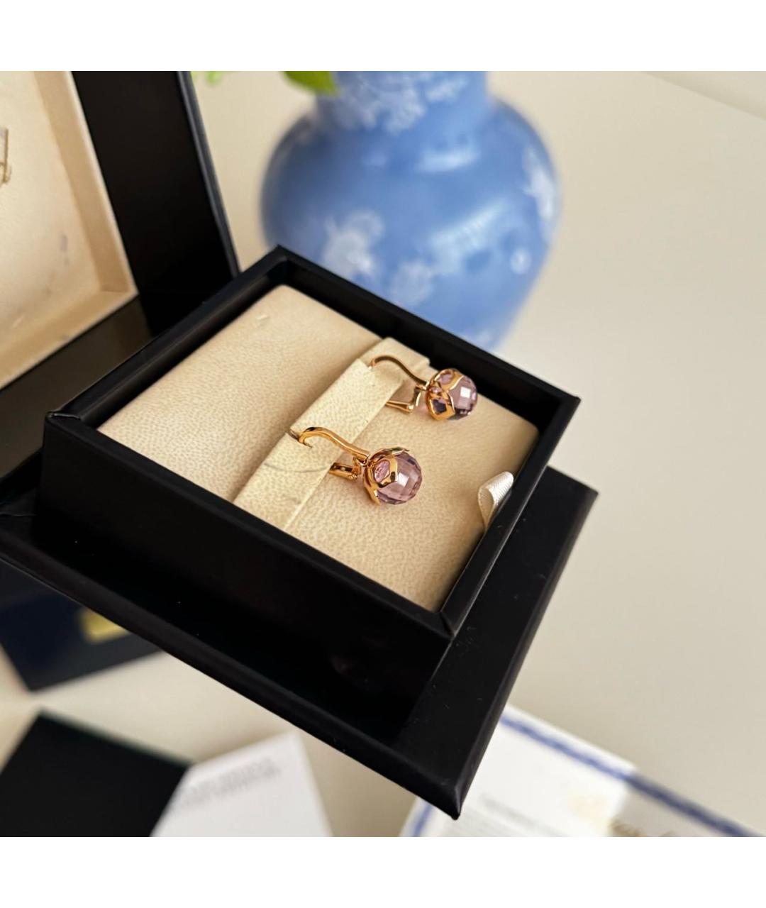 CHOPARD Розовые серьги из розового золота, фото 7