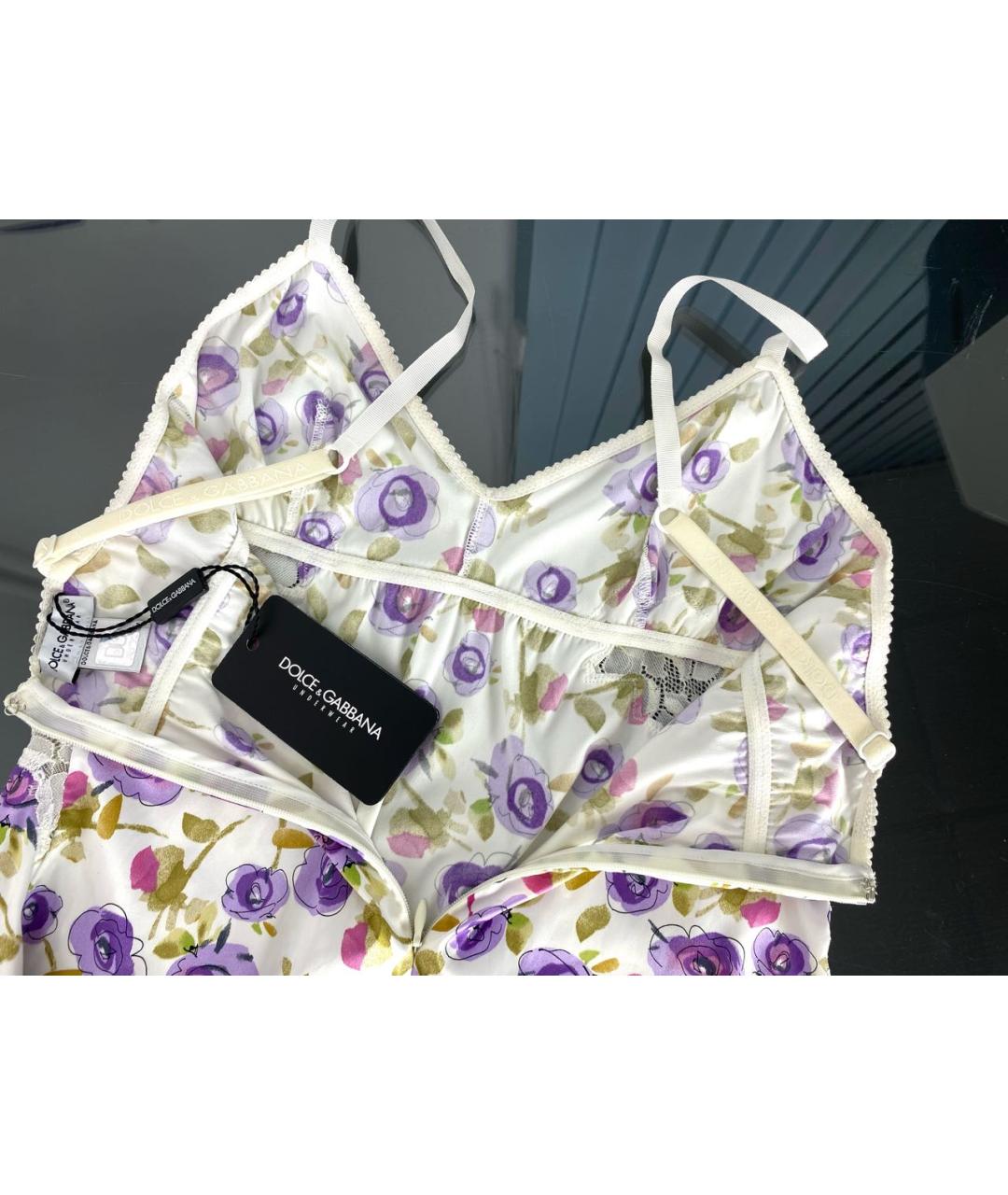 DOLCE&GABBANA Мульти полиэстеровая майка, фото 3