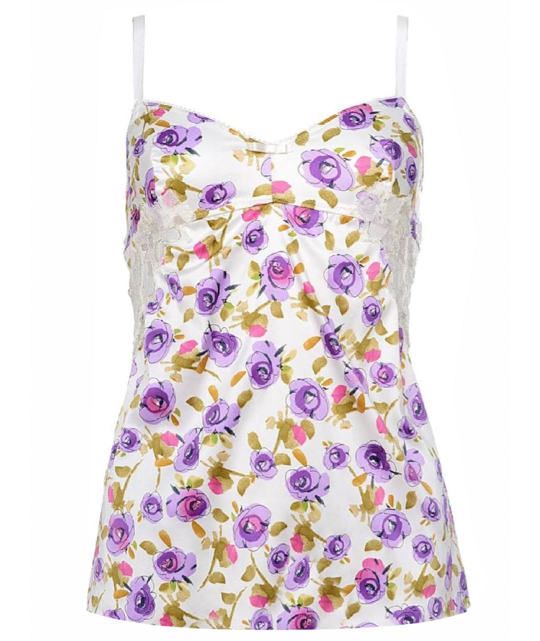 DOLCE&GABBANA Мульти полиэстеровая майка, фото 1