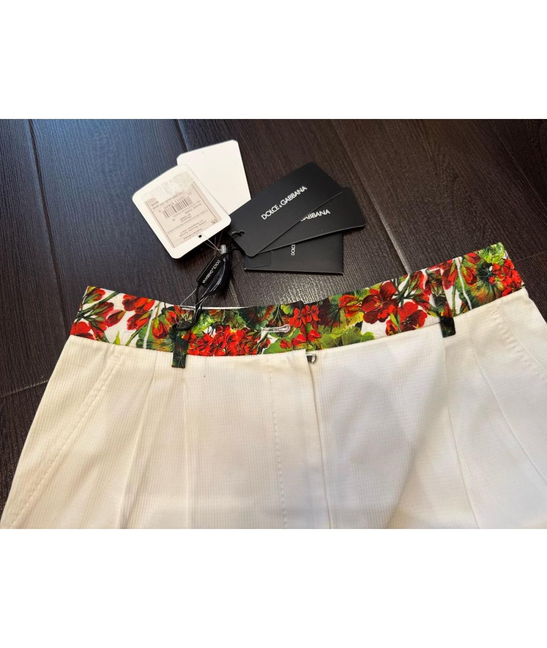 DOLCE&GABBANA Белые шорты, фото 3