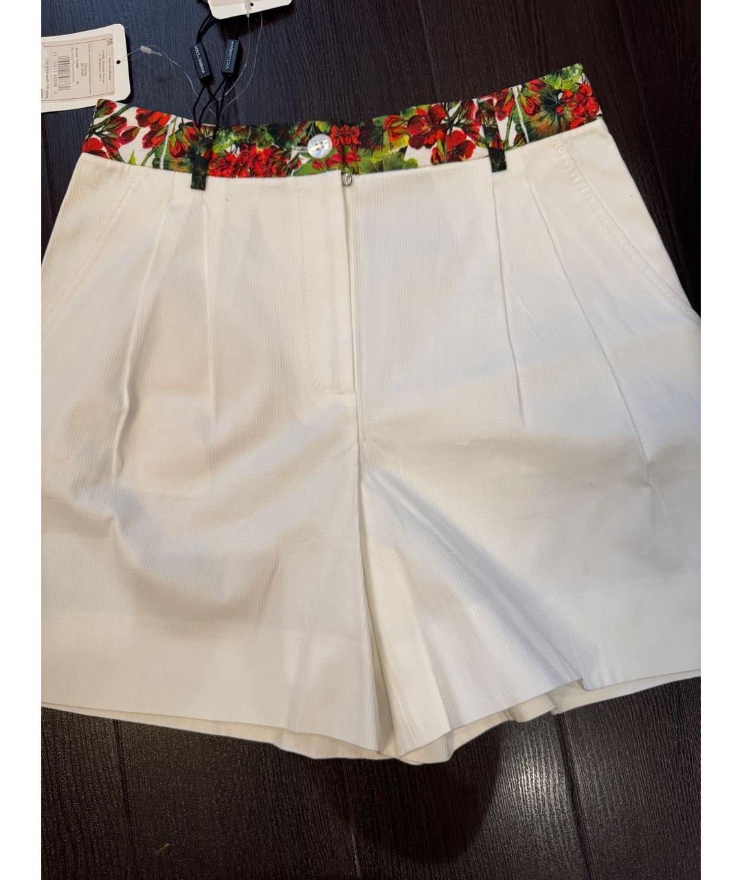 DOLCE&GABBANA Белые шорты, фото 6