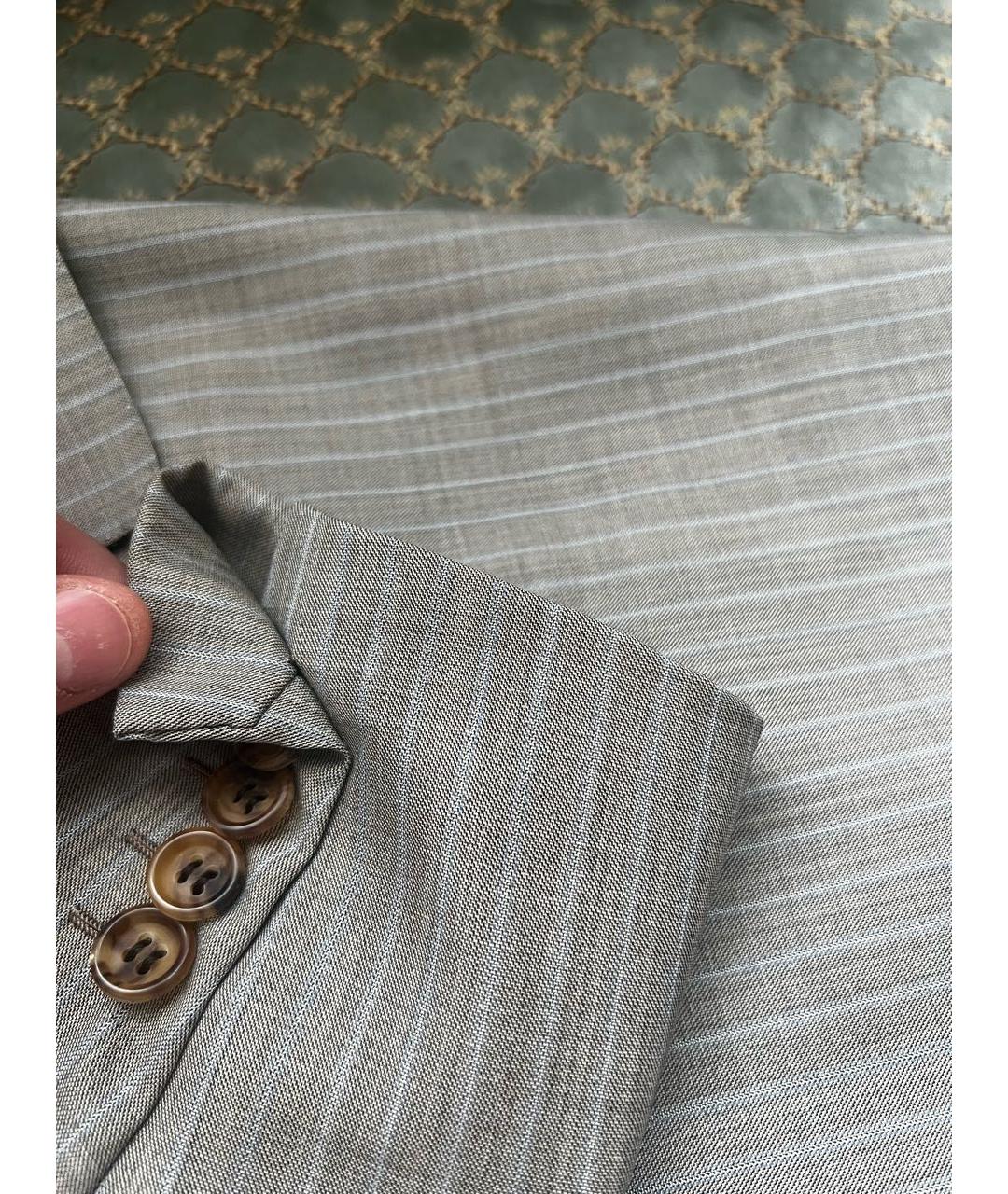 BRIONI Бежевый классический костюм, фото 3