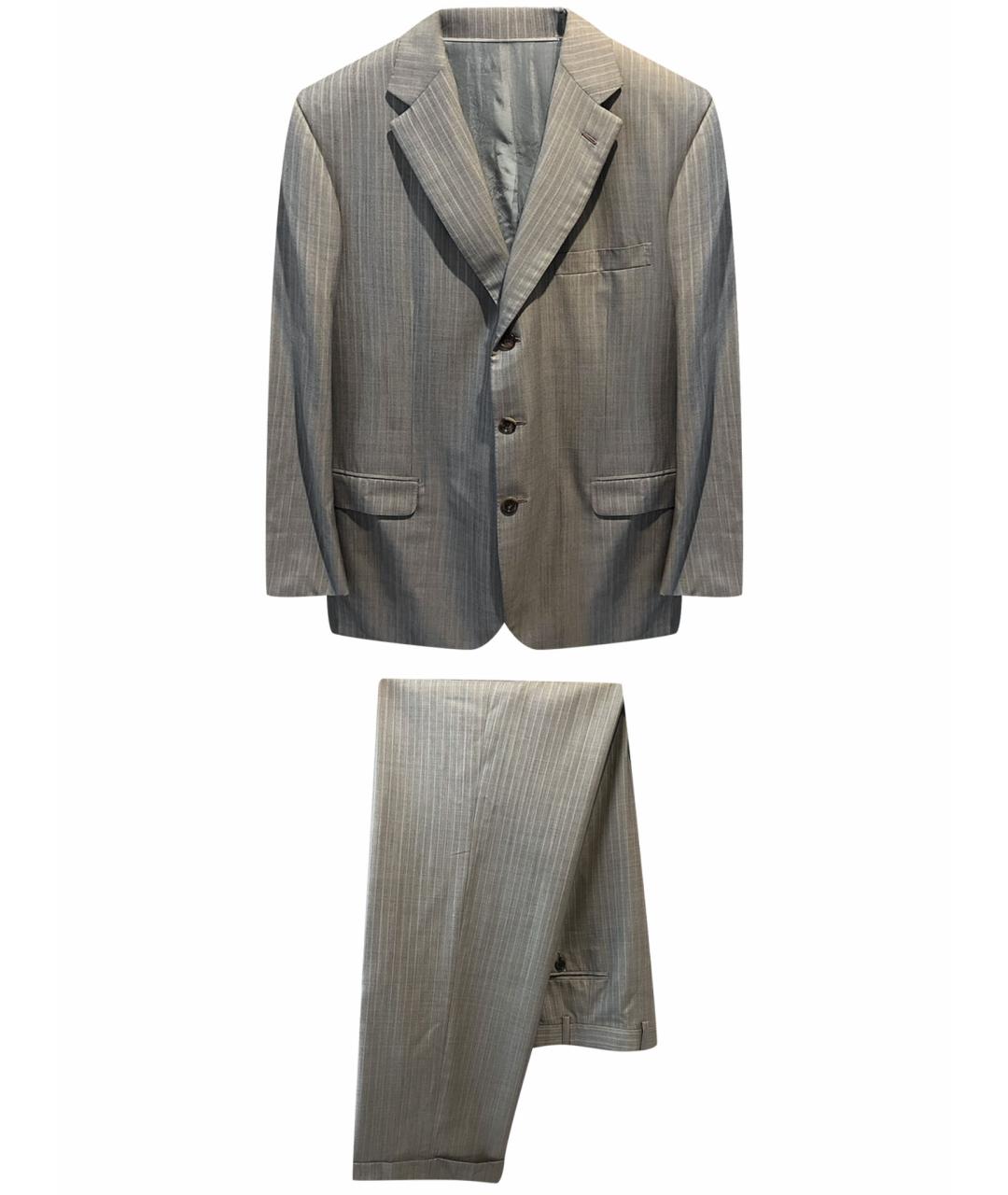 BRIONI Бежевый классический костюм, фото 1