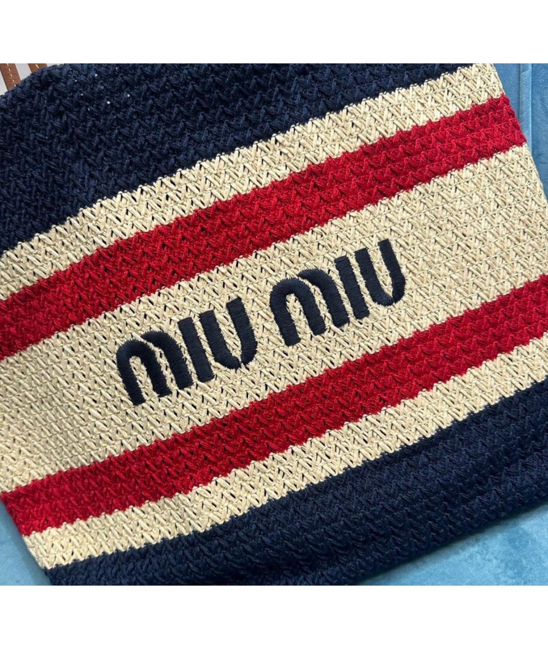 MIU MIU Мульти пляжная сумка, фото 6