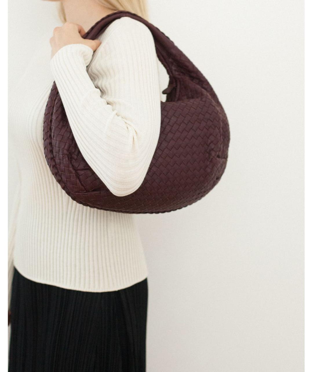 BOTTEGA VENETA Кожаная сумка с короткими ручками, фото 3