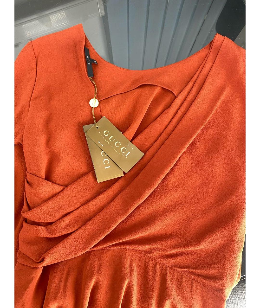 GUCCI Шелковое платье, фото 3