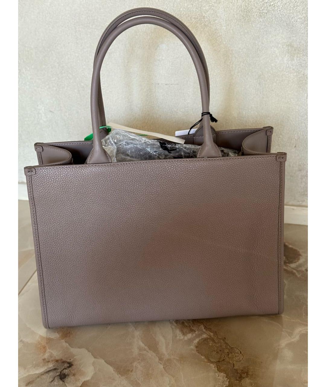 FURLA Коричневая кожаная сумка тоут, фото 3