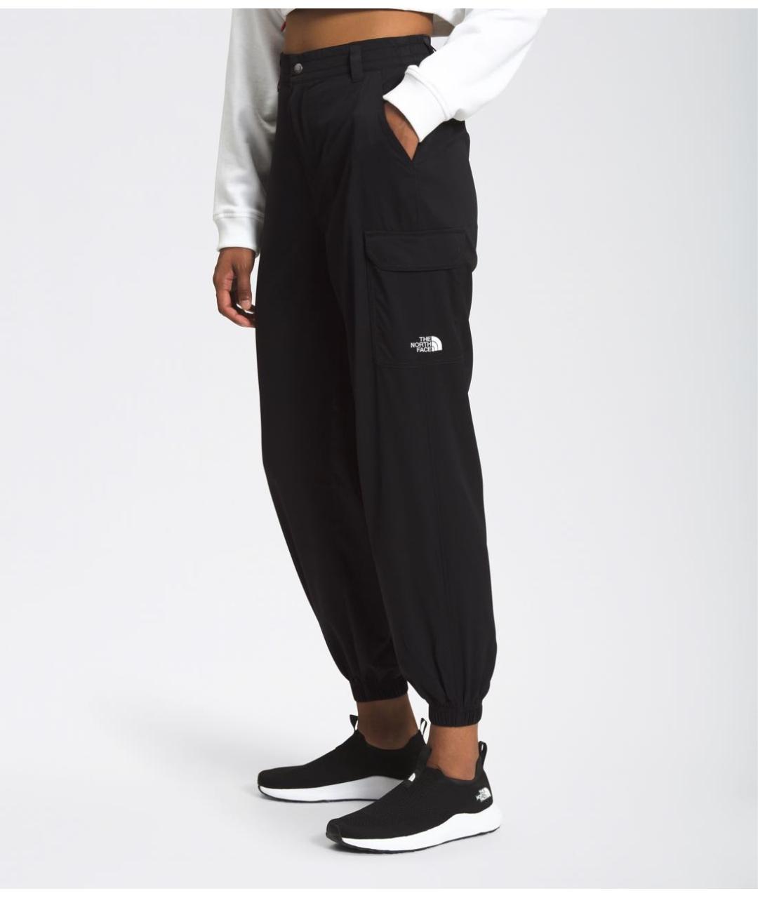 THE NORTH FACE Черные полиамидовые спортивные брюки и шорты, фото 4