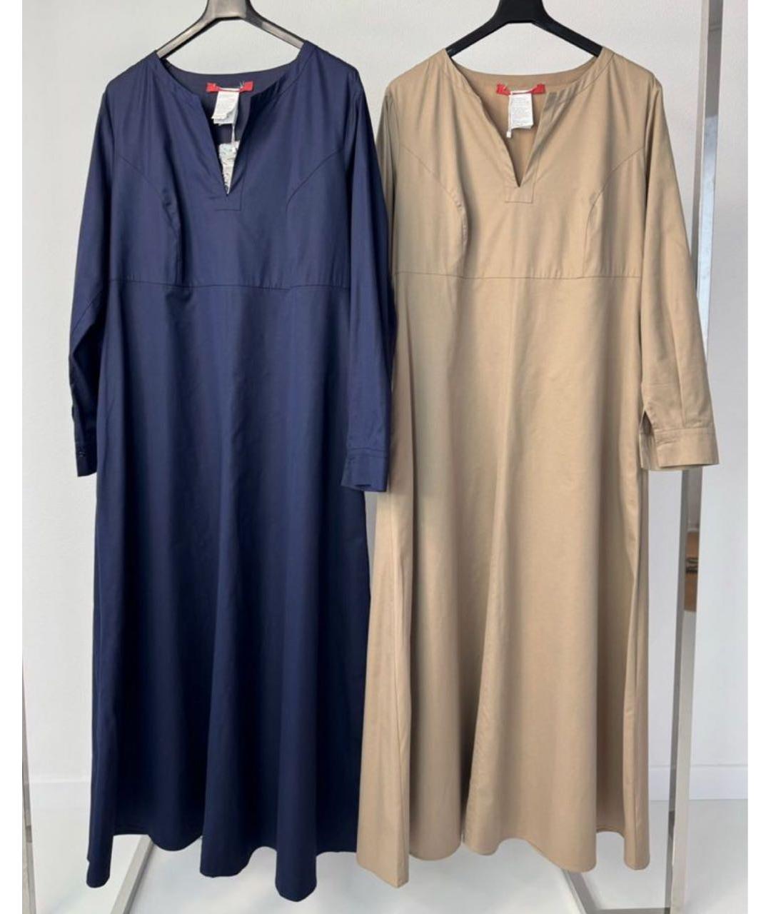 MAX MARA Бежевое повседневное платье, фото 6