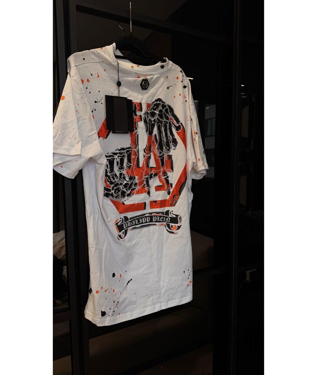 PHILIPP PLEIN Мульти хлопковая футболка, фото 2