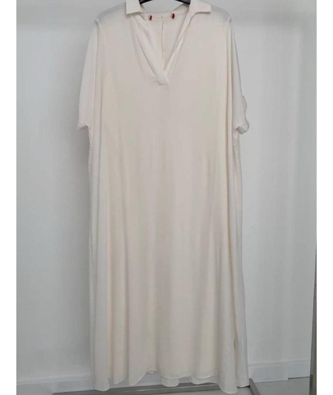 MAX MARA Белое повседневное платье, фото 7