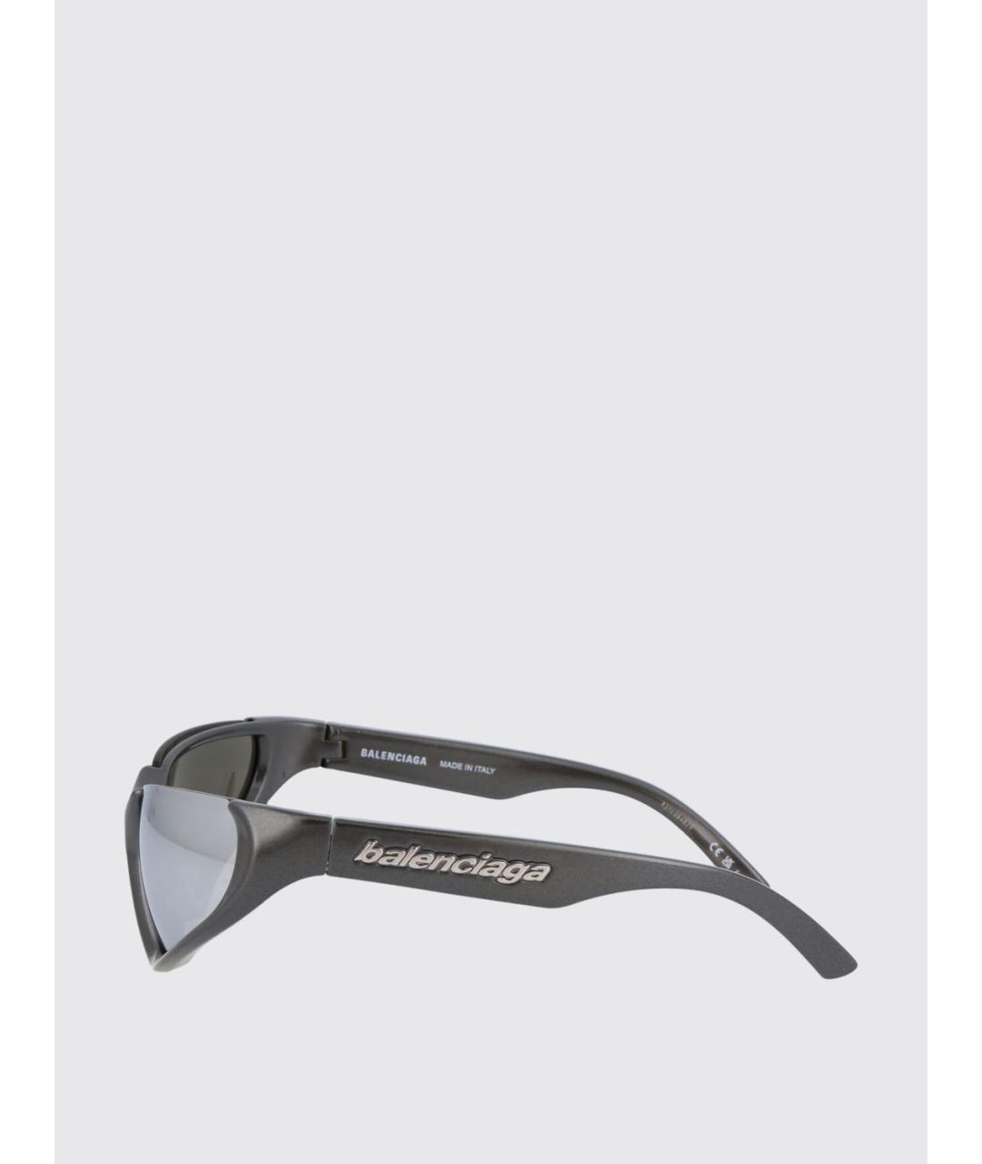 BALENCIAGA Антрацитовые солнцезащитные очки, фото 4