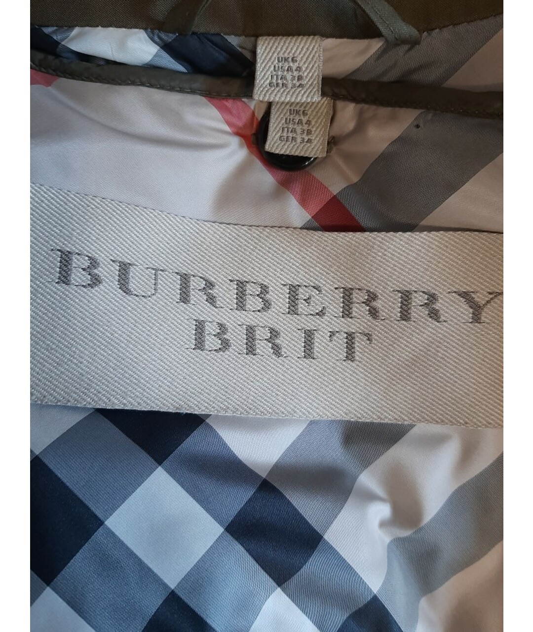 BURBERRY BRIT Хаки хлопковая парка, фото 3