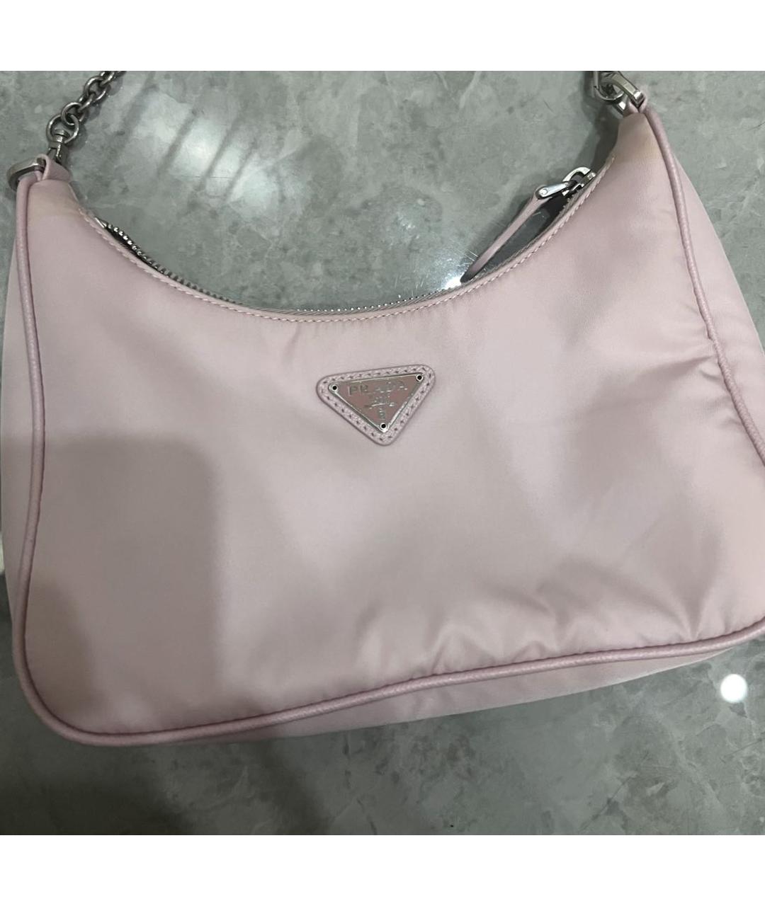 PRADA Розовая сумка через плечо, фото 2