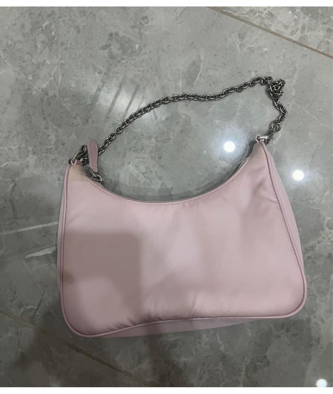 PRADA Розовая сумка через плечо, фото 3
