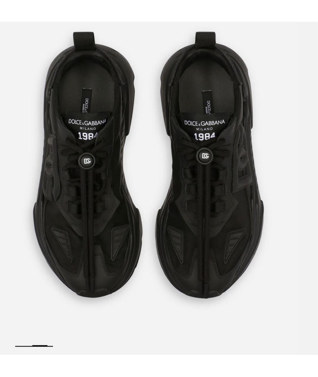 DOLCE&GABBANA Черные кроссовки, фото 2