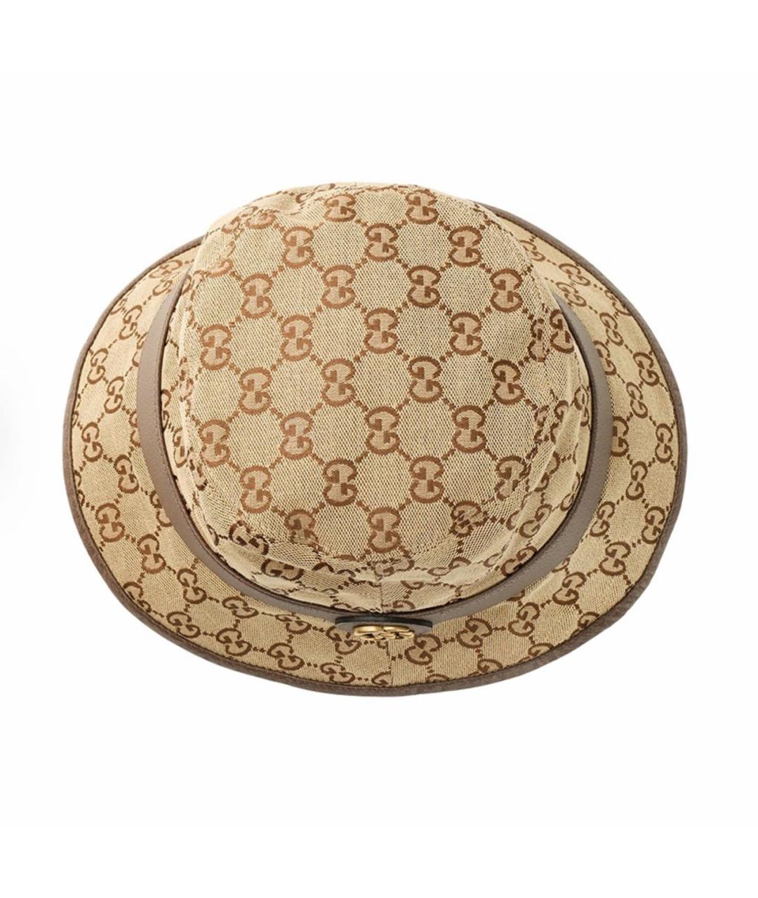 GUCCI Бежевая панама, фото 4