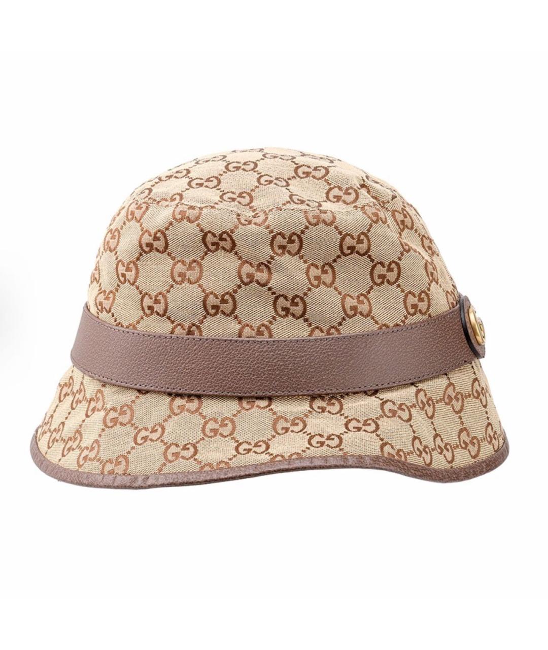 GUCCI Бежевая панама, фото 3