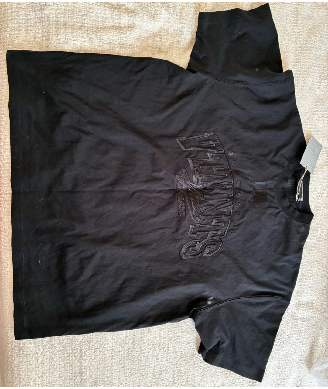 VETEMENTS Черная футболка, фото 5