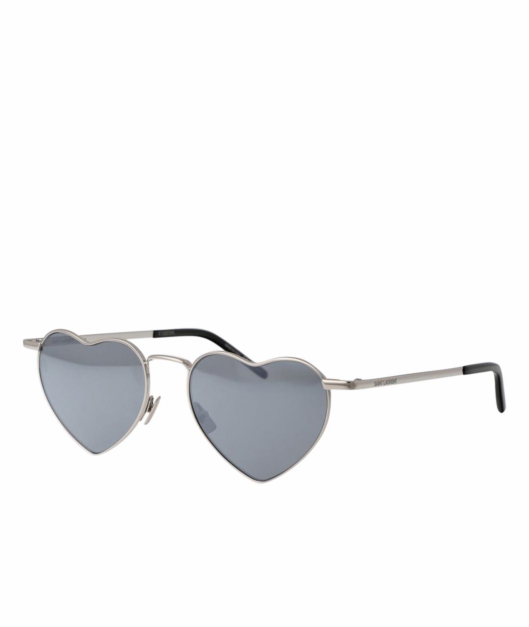 SAINT LAURENT Серебряные солнцезащитные очки, фото 1