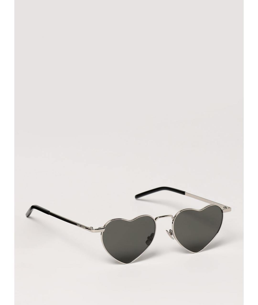 SAINT LAURENT Серебряные солнцезащитные очки, фото 6