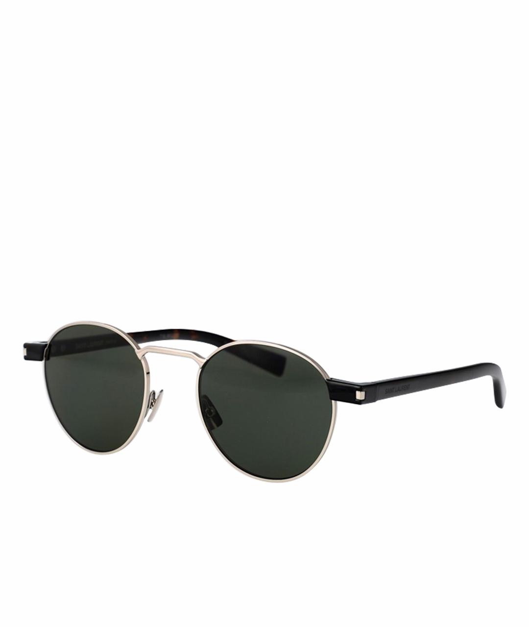 SAINT LAURENT Коричневые солнцезащитные очки, фото 1