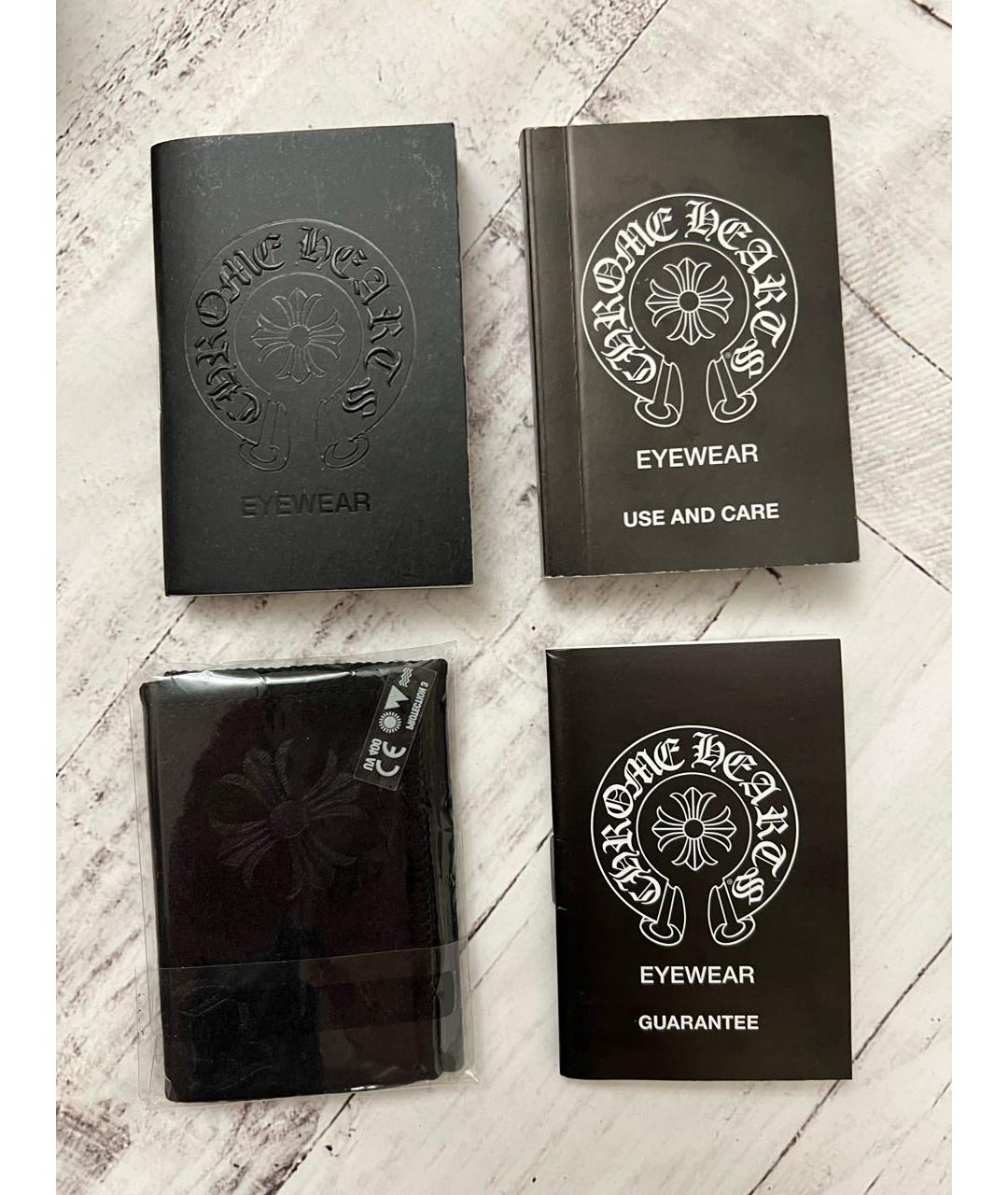 CHROME HEARTS Бежевые металлические солнцезащитные очки, фото 5
