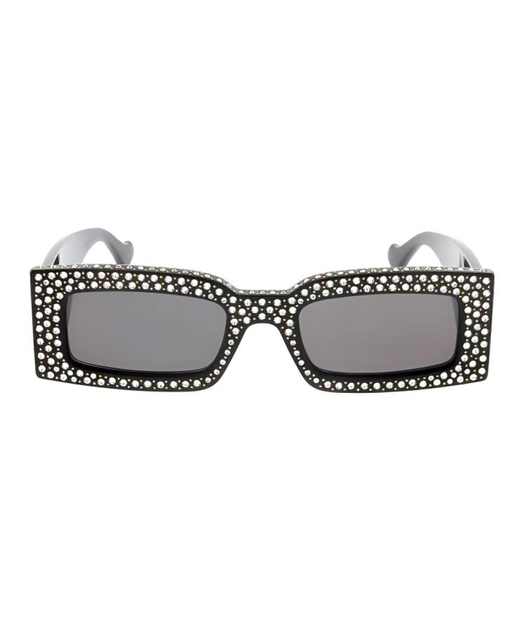 GUCCI Черные пластиковые солнцезащитные очки, фото 2