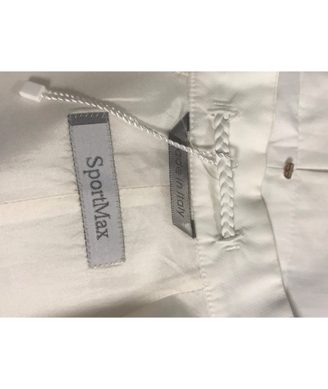 SPORTMAX Белый хлопковый жакет/пиджак, фото 6