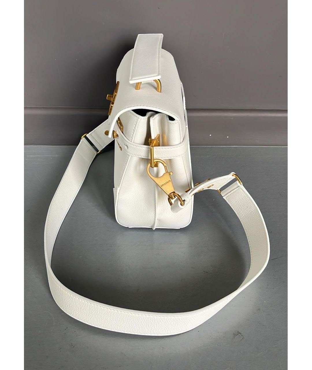 BALMAIN Белая кожаная сумка тоут, фото 2