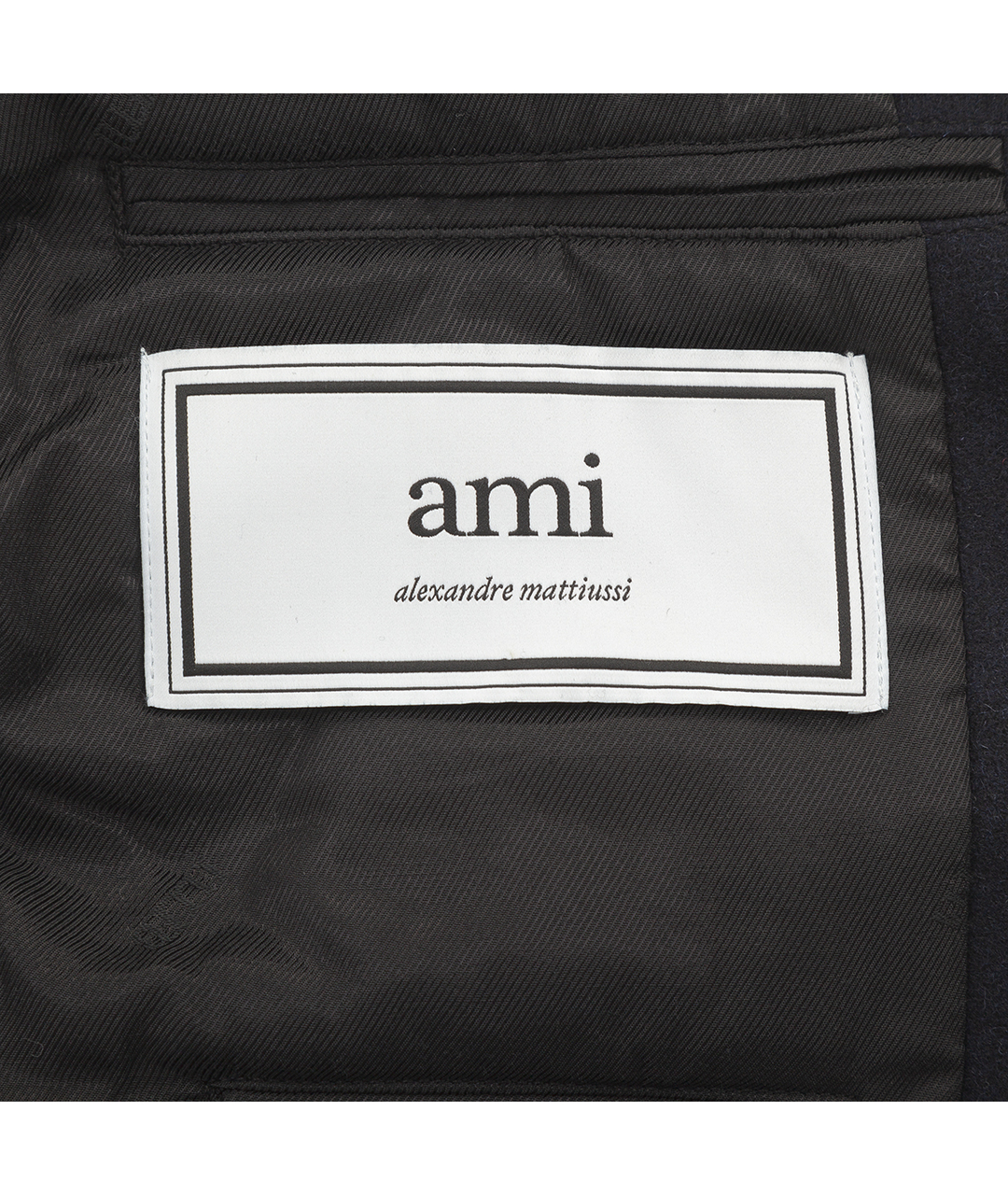 AMI Темно-синяя шерстяная куртка, фото 3