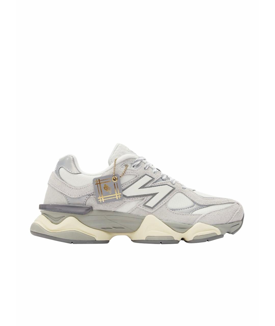 NEW BALANCE Серые замшевые кроссовки, фото 1