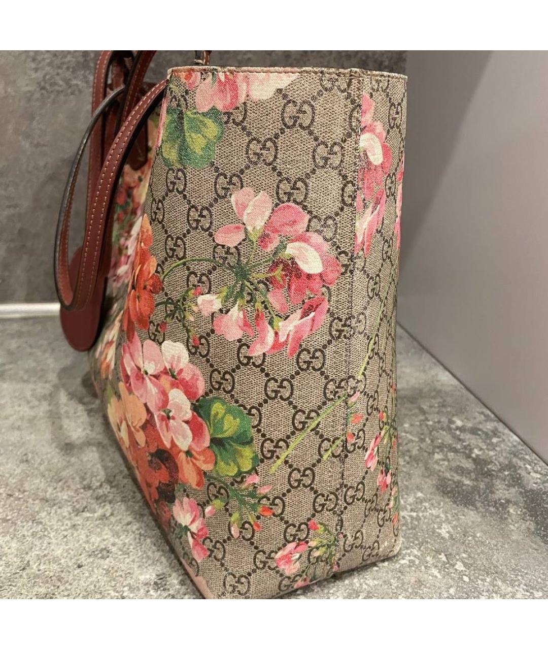 GUCCI Мульти кожаная пляжная сумка, фото 2
