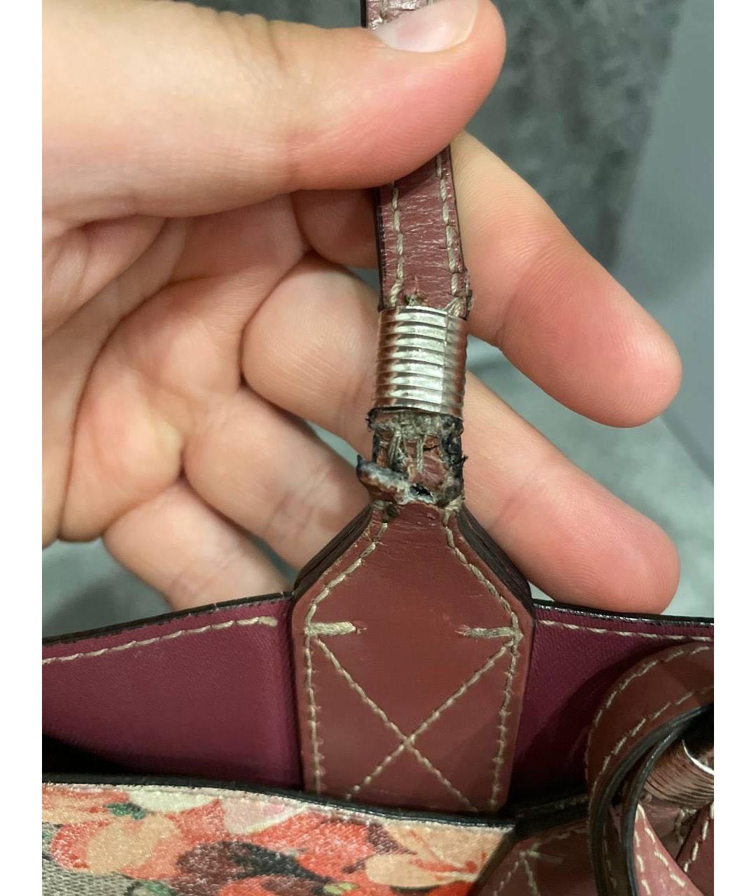 GUCCI Мульти кожаная пляжная сумка, фото 5
