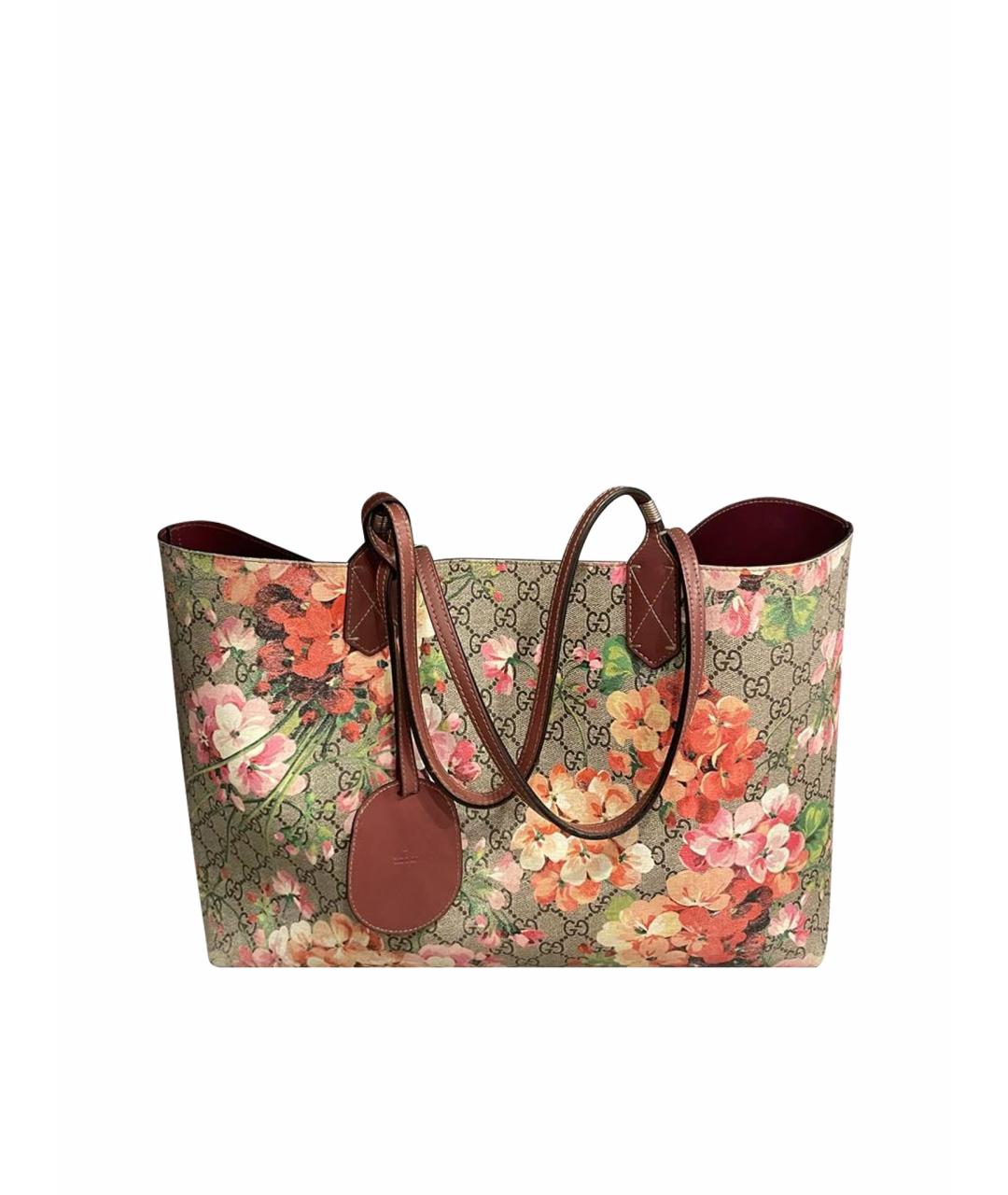 GUCCI Мульти кожаная пляжная сумка, фото 8