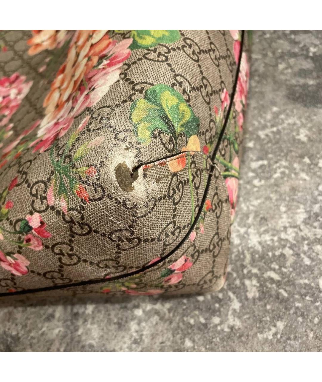 GUCCI Мульти кожаная пляжная сумка, фото 3