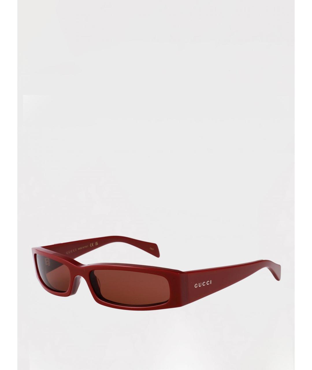 GUCCI Красные солнцезащитные очки, фото 5