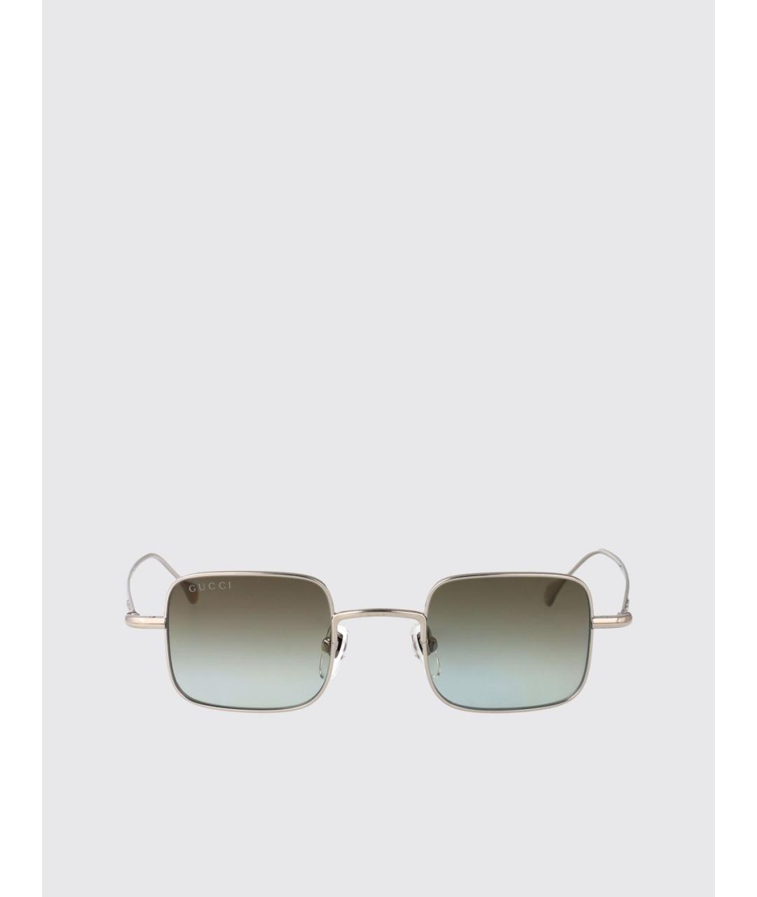 GUCCI Серебряные солнцезащитные очки, фото 2