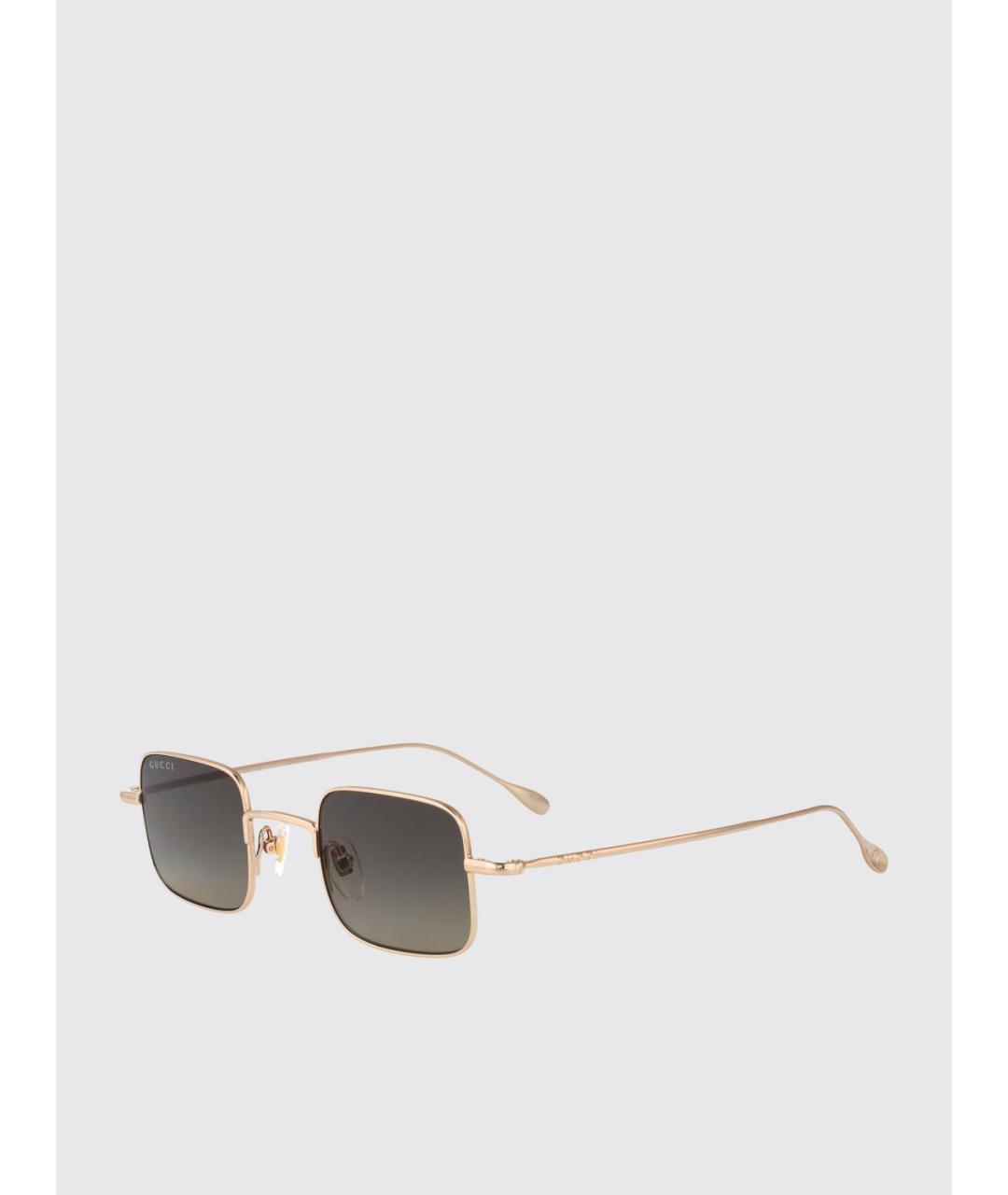 GUCCI Золотые солнцезащитные очки, фото 5