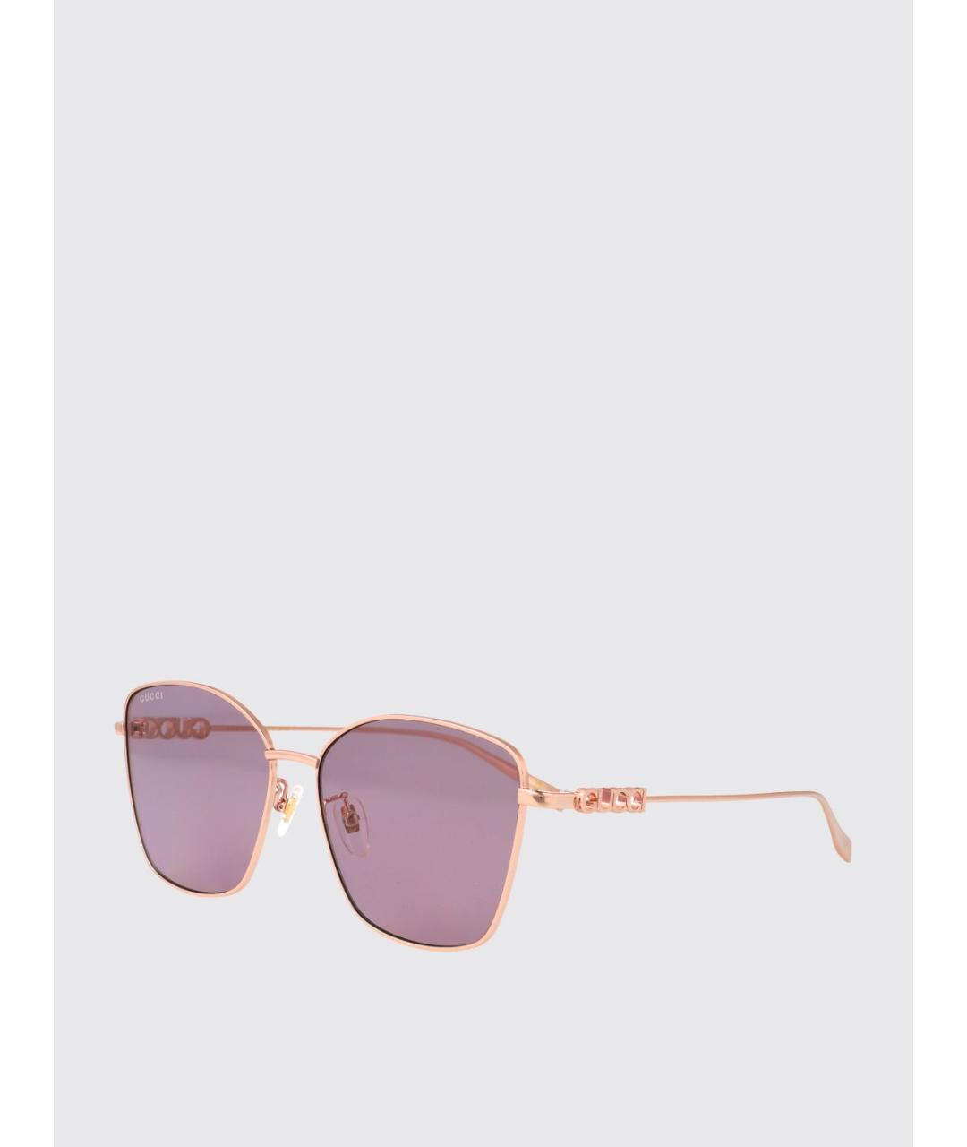 GUCCI Золотые солнцезащитные очки, фото 5