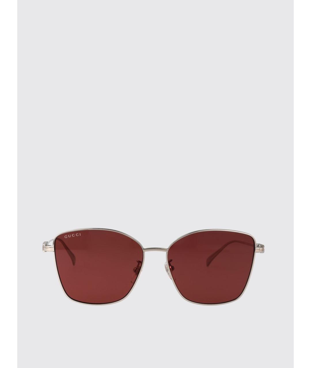 GUCCI Серебряные солнцезащитные очки, фото 2