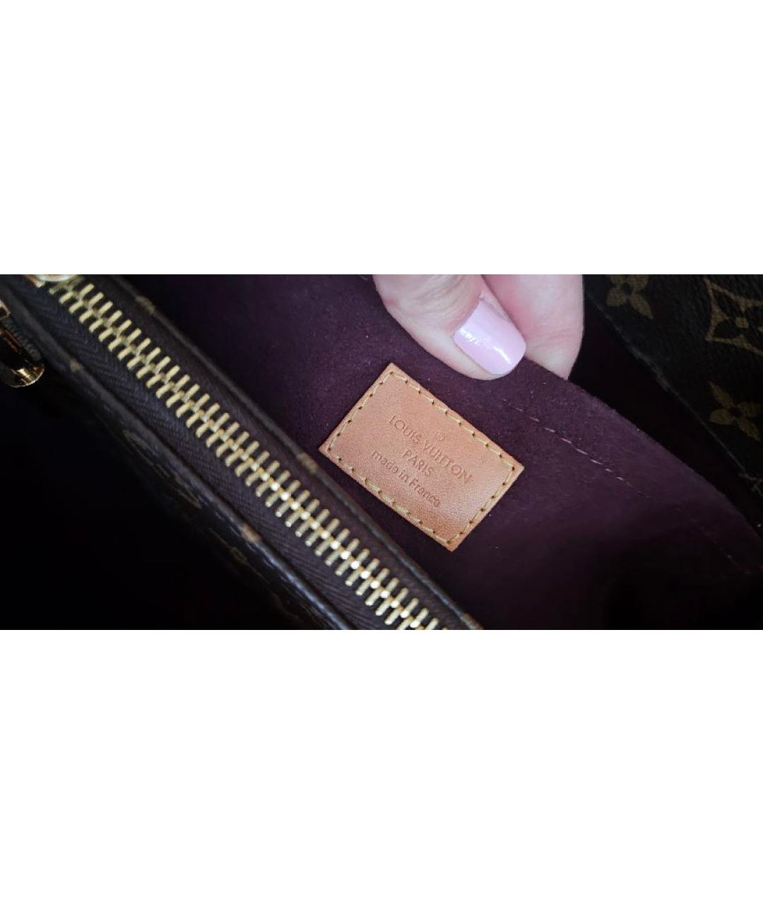 LOUIS VUITTON Коричневая сумка тоут, фото 6