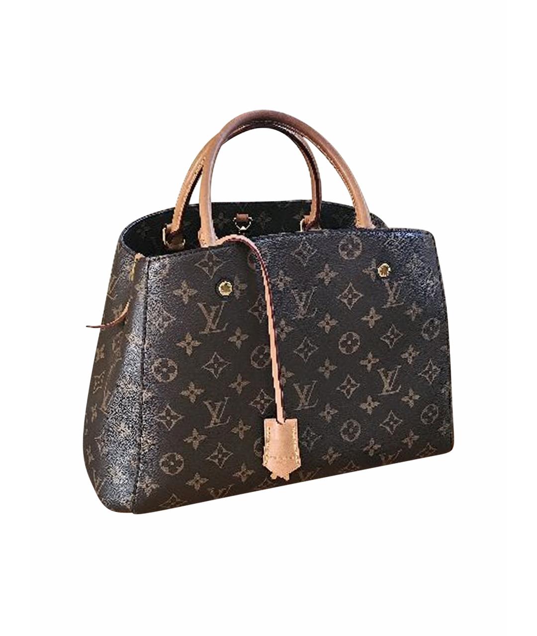 LOUIS VUITTON Коричневая сумка тоут, фото 1