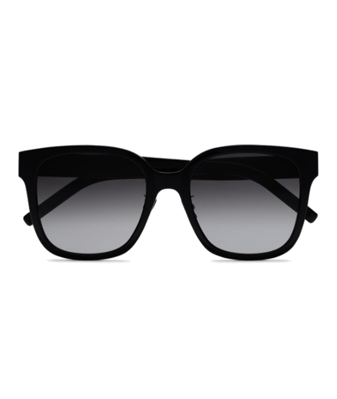 SAINT LAURENT Черные пластиковые солнцезащитные очки, фото 2